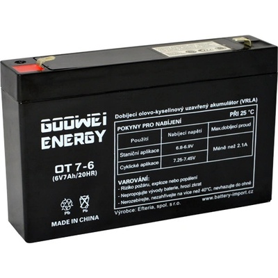 GOOWEI ENERGY OT7-6 6V 7Ah