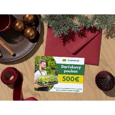 Elektronický darčekový poukaz v hodnote 500 EUR