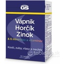 Vitamíny a minerály GS Vápník Hořčík Zinok 30 tabliet