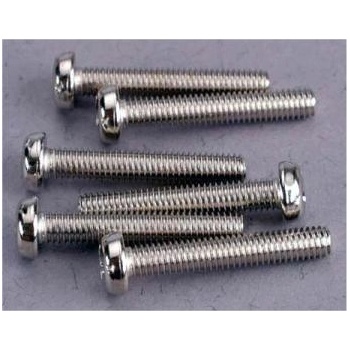 Traxxas кръстата винт M3x18mm полукръгла глава цинк. (6)