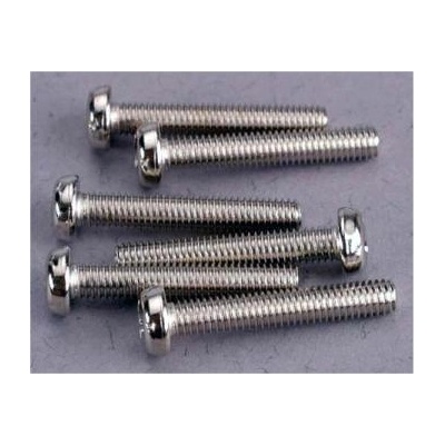 Traxxas кръстата винт M3x18mm полукръгла глава цинк. (6)