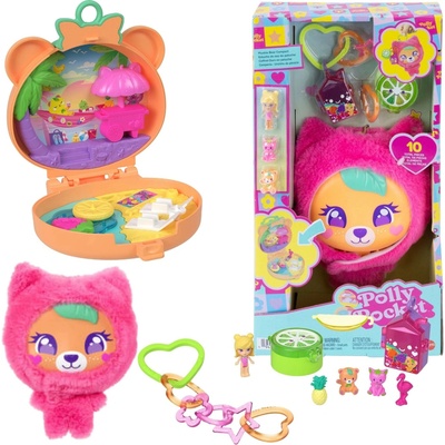 Polly Pocket kompaktní set medvídek s figurkami a doplňky