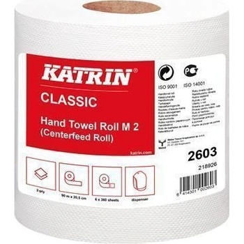 Katrin Classic M2, 2 vrstvy, bílé, 6 ks 17739