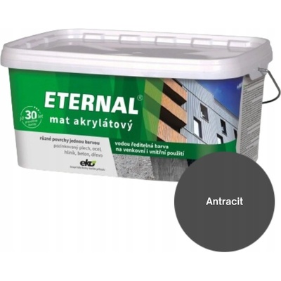 Eternam mat akrylátový 2,8 kg antracit – Zbozi.Blesk.cz