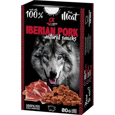 Alpha Spirit Dog Naturals iberské bravčové 80 g