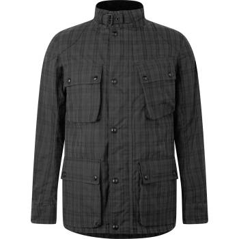 BELSTAFF Яке BELSTAFF Men's Fieldmaster Water Resistant Cotton Long Sleeve Wax Jacket - Charcoal/Black