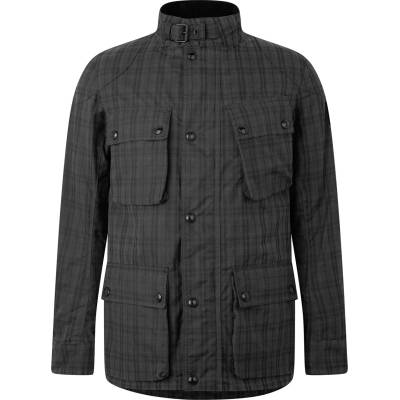 BELSTAFF Яке BELSTAFF Men's Fieldmaster Water Resistant Cotton Long Sleeve Wax Jacket - Charcoal/Black