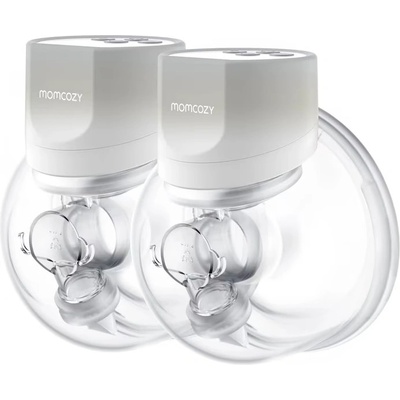 Momcozy Двойна безжична помпа за кърма Momcozy - S12 Pro, сива (602835181932)