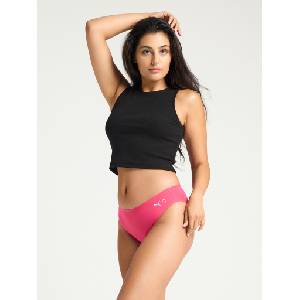 Modibodi Менструални бикини PUMA & Modibodi Seamfree Active Bikini Moderate-Heavy Garnet Rose Pink Modibodi | Rozov | ЖЕНИ | M