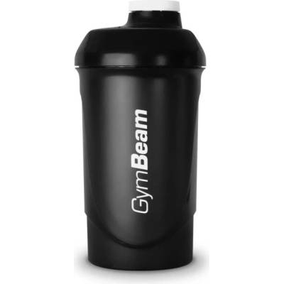 Šejkr černý All-Black 700 ml - GymBeam Barva: černá