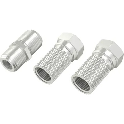 Hama Комплект адаптери за сателитен приемник, 2 x F-Plugs and F-Sockets (HAMA-305119)