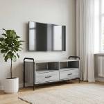 vidaXL ТВ шкаф 67, 5 x 33 x 50 см Сив Сонома Инженерна дървесина (8013695)