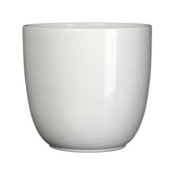 Image 1 of Mica КАШПА КЕРАМИЧНА КРЪГЛА tuska 13х13.5см БЯЛА (144684)