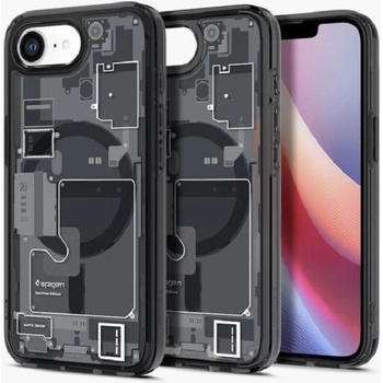 Spigen Калъф Spigen - Ultra Hybrid, iPhone 16e, MagSafe, Zero one black (8809971239714)