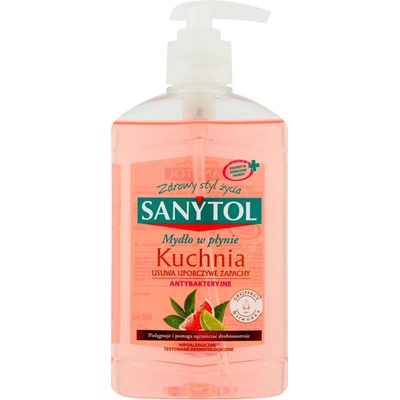 Sanytol mydlo tekuté kuchyne limetka a grapefruit 250 ml