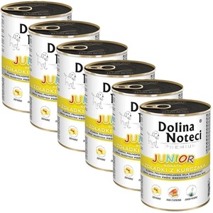 Dolina Noteci Долина Нотеци Премиум Джуниор Богат с Пилешки Сърца 6 x 400 г