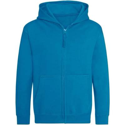 Just Hoods dětská mikina na zip College safírová modrá