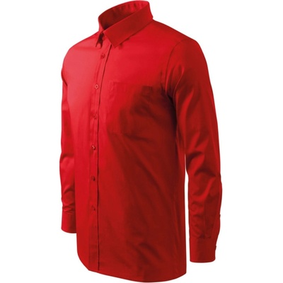 Malfini Style 209 pánská košile dlouhý rukáv červená MAL-20907