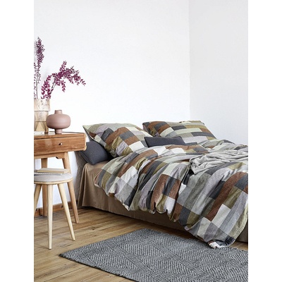 Irisette flanel obliečky Koala 8534-50 hnedo šedé 140x200 70x90