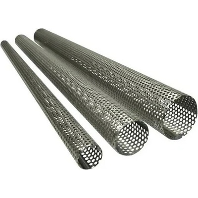 DEP PIPES trubka perforovaná pro tlumič / koncovku výfuku průměr 22mm délka 400mm
