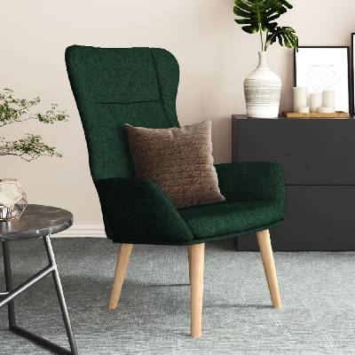 vidaXL 341398 Relaxační textil Tmavě zelená