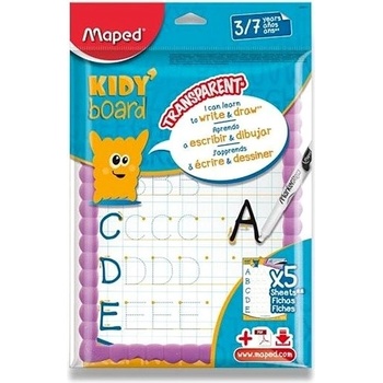 Maped Stíratelná tabulka bílá s příslušenstvím mix barev