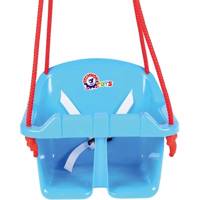 Teddies houpačka baby plast modrá