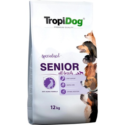 Tropidog Premium Senior starších Morčacie mäso a ryža 12 kg