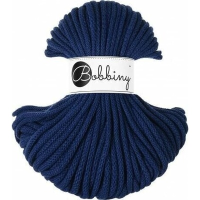Bobbiny Premium Braided Cord 5 mm 50 m Ink Blue Šňůra