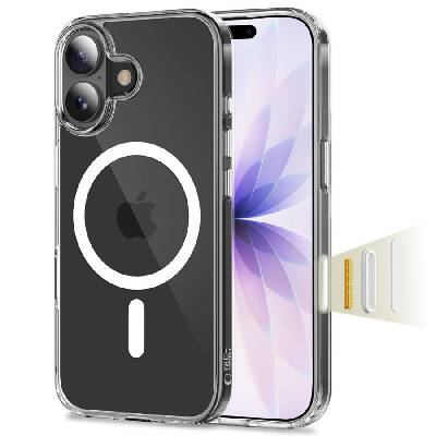 Хибриден кейс с MagSafe за iPhone 17 от Tech-Protect Flexair Hybrid CC - Прозрачен (5906302319619)