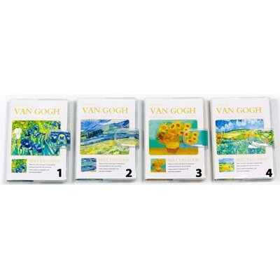 Тефтер 7.5/10.5 см. с калъф и лепка 1500-24