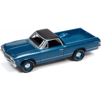 Johnny Lightning Chevy El Camino 1967 modrá 1:64