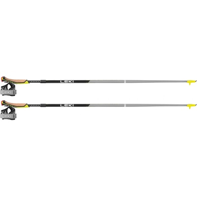 LEKI Щеки за нордик ходене Leki Speed Pacer Vario Nordic walking poles - Light Anthracite / Black / Neon Yellow - размер 110-120 cm (526-0940-0113)