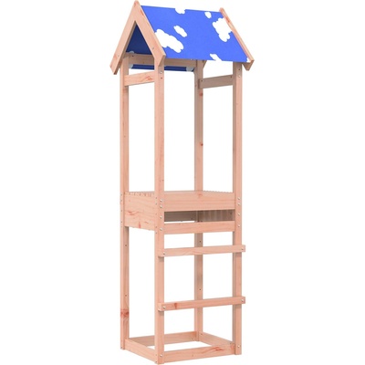 vidaXL Игрална кула Кафяво Масивна дугласка дървесина (3417170)