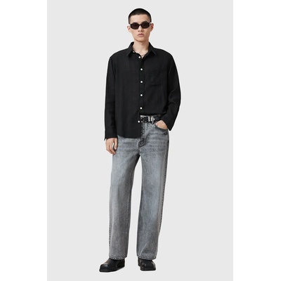 AllSaints Памучна риза AllSaints KARMI (M040SC)