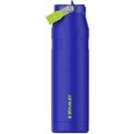 STANLEY 1913 Flip Straw Drinking Bottle with Straw 1.06L - Thermal Mug Cools for 17 Hours - Ice Cold for 4 Days - BPA Free - Leakproof - For Cup Holders - Dishwasher Safe - Cobalt Chartreuse - 100000117861