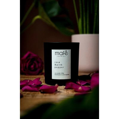 Mafe candles Růže & růžový pepř | 200 g