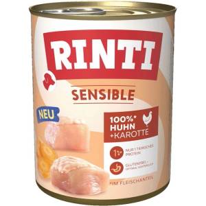 RINTI Консерва rinti sensible пиле & морков 800 г