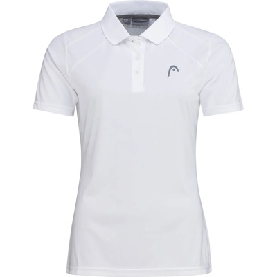 HEAD Дамска блуза с яка HEAD Club Tech Polo Shirt Womens - White