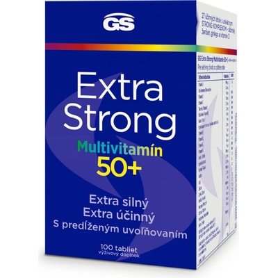 GS Extra silný Multivitamín 50+ 100 tabliet