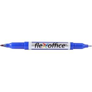 FlexOffice Алкохолен маркер, 0, 4/1, 0 мм, заострен, с два края, flexoffice "pm01", син fo-pm01blue (fo-pm01blue)