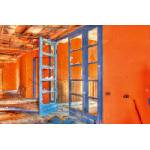 DIMEX ART Флизелинов фототапет оранжев коридор 375 x 250 см