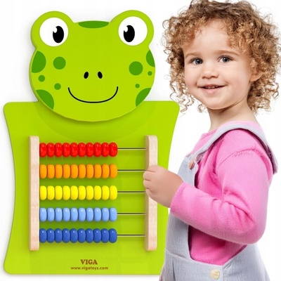 Viga Toys Interaktívna hra na stenu Žabka