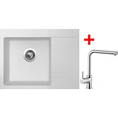 Sinks RIM 650 L Milk + Elka