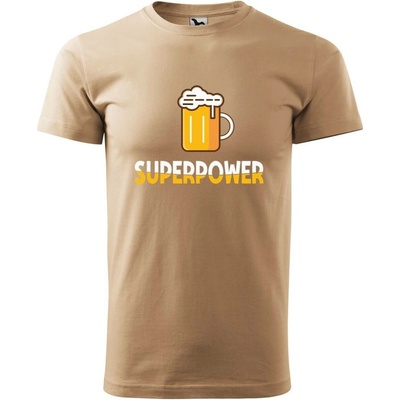 Dobrý Triko pánské tričko Superpower Písková