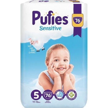 pufies Пелени Pufies Sensitive 5 Junior 76 бр (1257)