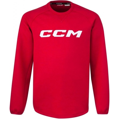 CCM Locker Room Fleece Crew Red