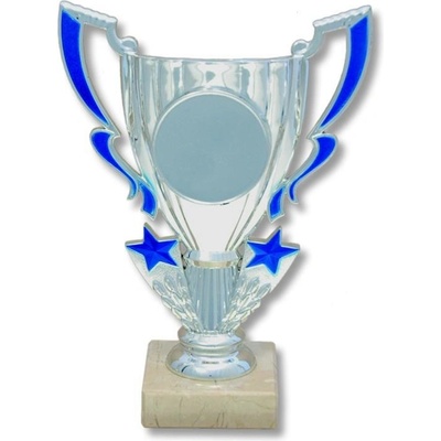3124 Trofej stříbrno modrá