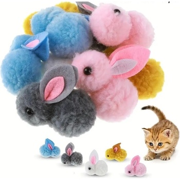 TRIXIE Зайче играчка за котка 5см, 5 броя