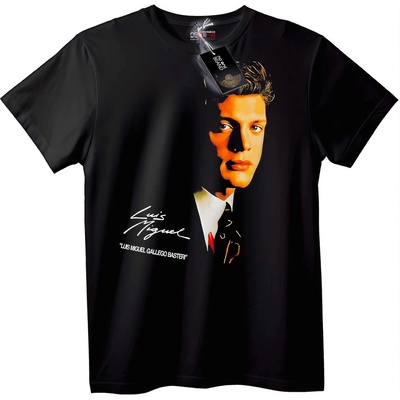 NOONEBRAND Тениска Luis Miguel с подпис - L, White